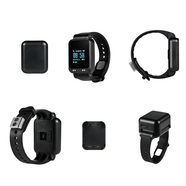 Prisoner Electronic Monitoring GPS Bracelet Cut off Alarm GPS Watch Real Time Tracking for Elderly People