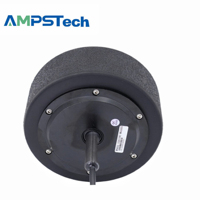 Kit moteur servo à moyeu AMPSTech 6,5 pouces 24VDC 15Nm nominal 19Nm crête IP67 CAN double axe 150RPM pour robot AGV AMR