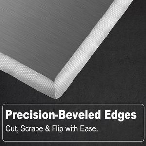 Set di 4 Utensili per Barbecue con Bordi Smussati e Manico in Legno, Spatole per Griglia e Spatole in Metallo - Product Image 3