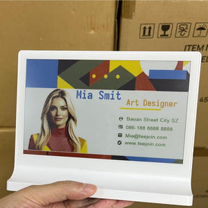 Etiqueta de Nombre Electrónica de Doble Cara con Pantalla de Tinta Electrónica de 7.3 Pulgadas, Sistema ESL Digital para Salas de Reuniones y Conferencias - Product Image 1