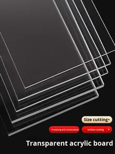 Trong suốt <span class=keywords><strong>Acrylic</strong></span> cứng tấm nhựa thủy tinh hữu cơ PMMA dày tấm tùy chỉnh kích thước cắt dịch vụ A4 2-30mm Độ dày - Product Image 3