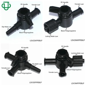 Válvulas de Plástico de la Colección JU, Válvulas de 2 y 3 Vías para Agua a Baja Presión, Tipo Enchufable, Válvulas de Control de Flujo Directo - Product Image 5