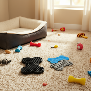 Yommy Pet Licking Pad 18,5 cm a forma di osso per cani e gatti - Product Image 3