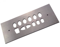 Traitement de la tôle Fabrication de platemétal Acier inoxydable 304 Traitement de la plaque perforée