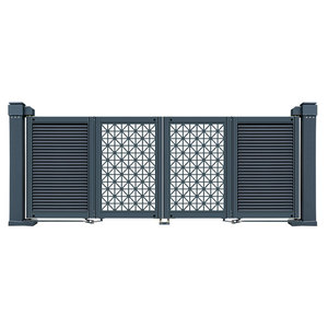 Porte automatique d'industrie de porte d'oscillation avec l'ouvreur <span class=keywords><strong>motorisé</strong></span> pour l'application d'entrée de maison - Product Image 1