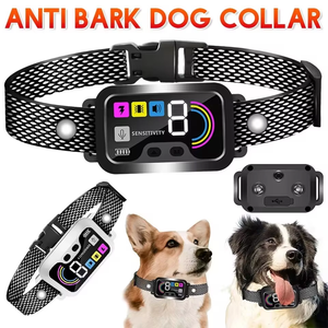 Fast Charging Smart <strong>Dog</strong> Anti Bark <strong>Collar</strong> No <strong>Shock</strong> High Sensitivity 0.01s Chip Response IP67 Beep Vibration Adjustable Friendly - Product Image 2