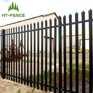 Clôture en acier populaire avec pointes pointues-Panneau de clôture de sécurité en métal extérieur - Product Image 4