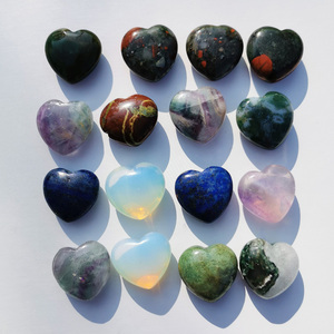 Cristales <span class=keywords><strong>de</strong></span> <span class=keywords><strong>Cuarzo</strong></span> Rosa y Amatista Natural en Forma <span class=keywords><strong>de</strong></span> Corazón, al por Mayor, para Colgantes <span class=keywords><strong>de</strong></span> Collar - Product Image 3