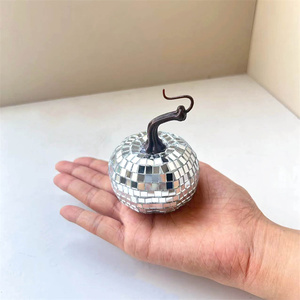 Adornos de <span class=keywords><strong>Calabaza</strong></span> con Espejo Plateado para Decoración de Halloween, Centros Comerciales, Discotecas, Escaparates y Hogar - Product Image 5