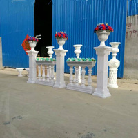 Colonne romaine carrée blanche en PVC, prix d'usine SPR, pour séparation de voies, table de présentation, décoration pour mariages, fêtes, événements, hôtels, fournitures