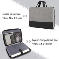 Étui pour ordinateur portable, sac pour ordinateur, étui pour ordinateur résistant à l'eau, housse de transport compatible avec les ordinateurs portables