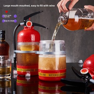 Dispensador de cerveza con forma de extintor de incendios-Máquina de cerveza de barril a mano, Petaca de cañón de vino para fiestas - Product Image 2
