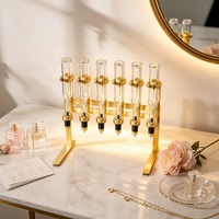 Support de table doré pour 6/12 bouteilles, machines de remplissage de parfum, distributeur de parfum, bar à parfum pour souvenirs aromatiques