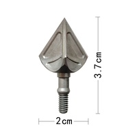 Pointes de flèche de chasse en acier inoxydable 440C à 3 lames, 100 grains, pour tir à l'arc et chasse en plein air