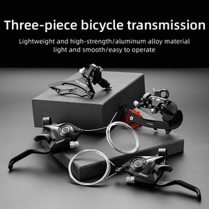 Yueli Cyclingbox – Levier de frein double commande en alliage d'aluminium pour vélo de route, ensemble de freins avant et arrière pour guidon de vélo - Product Image 3