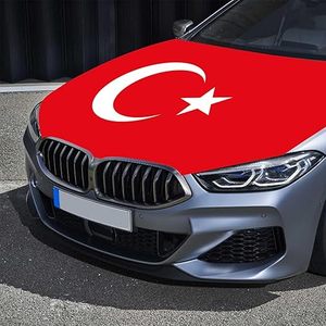 Funda Personalizada para Auto con Diseño de la Selección Nacional de Fútbol de Turquía, 3x5 pies, para Reuniones de Aficionados - Product Image 3