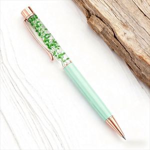Creative DIY Flower <b>Pen</b> Luxury Metal Ballpoint <b>Pen</b> with logo Promotional Advertising and Marketing Custom <b>Pen</b> for Corporate Gift - Product Image 4