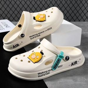 Chaussures de plage pour hommes, style décontracté, semelle épaisse antidérapante, chaussures à trous pour hommes - Product Image 3