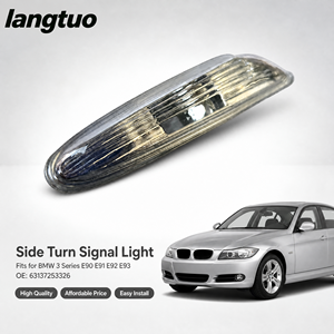 Luz Direccional Lateral de ABS Resistente, OE 63137253326, para <span class=keywords><strong>BMW</strong></span> <span class=keywords><strong>Serie</strong></span> <span class=keywords><strong>3</strong></span> E90 E91 E92 E93 - Product Image 1