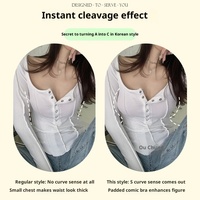 얇은 스타일 젤리 고정컵 노라인 속옷 작은 가슴 모아주는 처짐 방지 와이어프리 여성 브라 얇은 스타일 브라