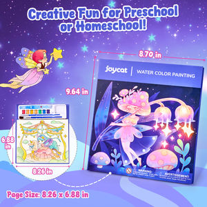 Joycat toptan çocuk suluboya resimleri ile pigmentler ve Graffiti su boyama fırça ile çizim kitabı oyuncaklar - Product Image 4