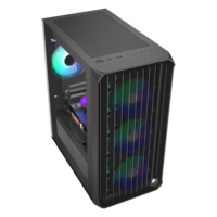 SAMA – boîtier de refroidissement micro atx avec affichage de la température, boîtier pc en verre trempé, ordinateur OEM, ODM, armoire pc