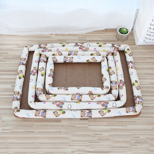 Summer Dog Bed Cooling <b>Mat</b> Rectangle Cartoon Pattern Waterproof Pet Bed for Dog and Cat - Product Image 2