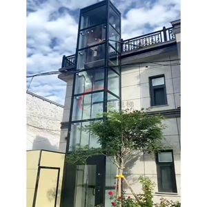 Elevadores Domésticos de Tres Pisos a Precio Económico, Elevador Hidráulico Moderno para Exteriores de 4 Pisos, Elevador Externo para Ático o Villa - Product Image 5