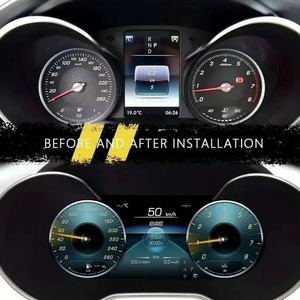 หน้าจอแสดงผลดิจิตอล LCD สำหรับชุดหน้าปัดเรือนไมล์ในรถยนต์เบนซ์ C GLC W205 X253 GT AMG ปี 2015-2020 รุ่นตกแต่งภายใน - Product Image 5