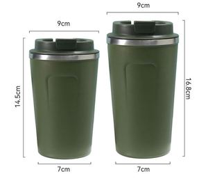 Gobelet isotherme Ys89 en gros avec logo, 350 ml, 500 ml, fournisseur, double paroi isolée, en acier inoxydable 304, tasse à café personnalisée - Product Image 4