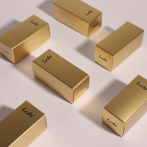 Emballage de coffret de soins de la peau en papier cartonné blanc de 350 g avec logo personnalisé en gros, gaufrage, petit format rectangulaire, rabat supérieur élégant - Product Image 5