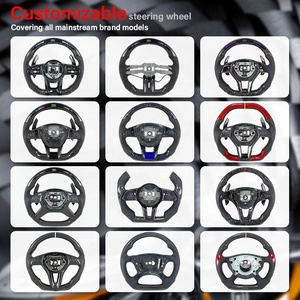 Volante de Fibra de Carbono con Cuero Perforado para <span class=keywords><strong>Maserati</strong></span> Granturismo Quattroporte GT GTS GC 2007-2020 - Product Image 5