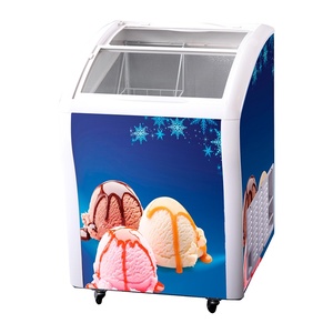 Congelador Horizontal Doble Eléctrico Smad con Puerta Corredera de Vidrio y Descongelación Manual para Uso Doméstico y Hotelero - Product Image 1