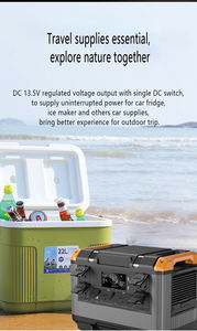 실내 야외 휴대용 발전소 접이식 태양 전지 패널 충전 2400W 2016Wh 가정용 비상 야외 백업 전원 - Product Image 5