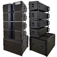 Sistema de Altavoces Profesionales Personalizados, Sistema de Sonido PA, Equipo de Sonido Pasivo, Sistema de Altavoces Line Array de 2 y 3 Vías con Doble Woofer de 12 Pulgadas