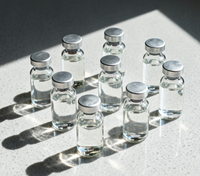 Ampoules imprimées pour injection de vitamine C, ampoules en verre neutre pharmaceutique avec système de rupture