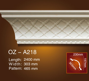 <span class=keywords><strong>Corniche</strong></span> décorative en polyuréthane pour <span class=keywords><strong>plafond</strong></span>, design européen, pour hôtels, moulures en mousse PU pour intérieur - Product Image 1