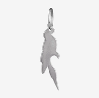 Décapsuleur porte-clés en forme de perroquet promotionnel, logo personnalisé gravé, cadeau d'entreprise personnalisé, nouveauté tropicale