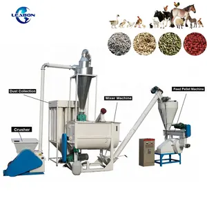 China Manufacture Chicken Cattle Livestock Fish Poultry Pig Animal Feed Pellet Mill Feed Pellet Making Machine