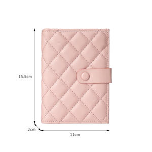 Nouveau Portefeuille de Voyage Court en Cuir PU Résistant à l'Eau et Durable Effet Caviar avec Fermeture Éclair pour Passeport 2026 - Product Image 6