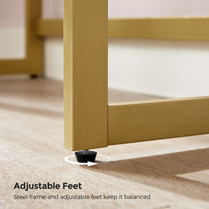 <span class=keywords><strong>VASAGLE</strong></span> Table <span class=keywords><strong>de</strong></span> maquillage <span class=keywords><strong>de</strong></span> luxe dorée avec miroir et chaise Tocador <span class=keywords><strong>De</strong></span> Maquillaj Table <span class=keywords><strong>de</strong></span> maquillage <span class=keywords><strong>Coiffeuse</strong></span> <span class=keywords><strong>Ensemble</strong></span> - Product Image 6