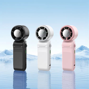 Ventilador Plegable de Alta Velocidad de 3000 mAh, Tipo C, Recargable, Función de Banco de Energía, Ventiladores Turbo Portátiles para Viajes al Aire Libre - Product Image 4
