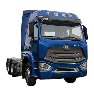 Sinotruk HOWO sử dụng 6x4 480hp Euro 6 Hướng dẫn sử dụng xe tải đầu Trailer để bán lô hàng ký gửi