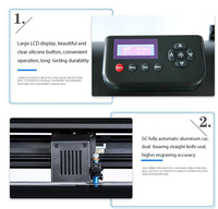 Plotter de Corte de Vinilo Profesional de Formato Ancho de 720 mm con Cámara, Máquina de Corte Automática