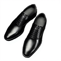 Chaussures habillées Oxford en cuir véritable pour hommes, couleur café, à lacets, bout pointu, pour le bureau et la carrière, semelle intermédiaire en caoutchouc, tendance automne