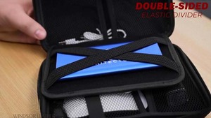Bolsa Organizadora de Electrónicos, Pequeña Bolsa de Viaje para Accesorios Tecnológicos, Cubos de Embalaje, Accesorios <span class=keywords><strong>Crazy</strong></span> Horse, Bolsa de Almacenamiento para Exteriores - Product Image 2