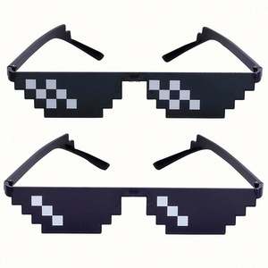 Gafas de Sol Divertidas y Económicas de Moda al por Mayor, Gafas de Mosaico Pequeñas de 8 Bits para Hombres y Mujeres - Product Image 4