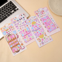 Autocollants en mousse 3D mignons pour déguisements et rangement, autocollants puzzle DIY pour maison de jeu, autocollants décoratifs pour journal d'enfant, autocollants créatifs de récompense
