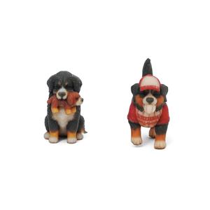 Le meilleur chien de montagne de la Suisse de qualité supérieure - Chien de dessin animé créatif en résine pour baseball et jouets - Product Image 6