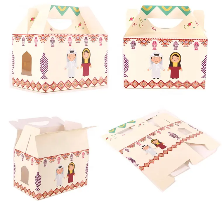 Wholesale High Quality Clear Window Custom Luxury Cardboard Paper Gift Packaging Small Wedding Cake Box